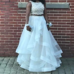 Two Piece Prom Dress